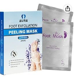 Photo 1 of Foot Peel Mask (2 Pack) - Chracked Heel Repair, Dead Skin Remover for Baby Soft Feet - Natural Treatment