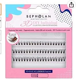 Photo 1 of BEPHOLAN Cluster Lashes 0.07mm Thickness? 20 Roots? 12mm Length