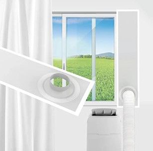 Photo 1 of  Portable AC Window Kit Sealng Film Adjustable Length up to 60"