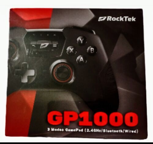 Photo 1 of RT RockTek GP1000 3 Modes Wireless& Wired Gamepad Controller with Bluetooth/2.4
