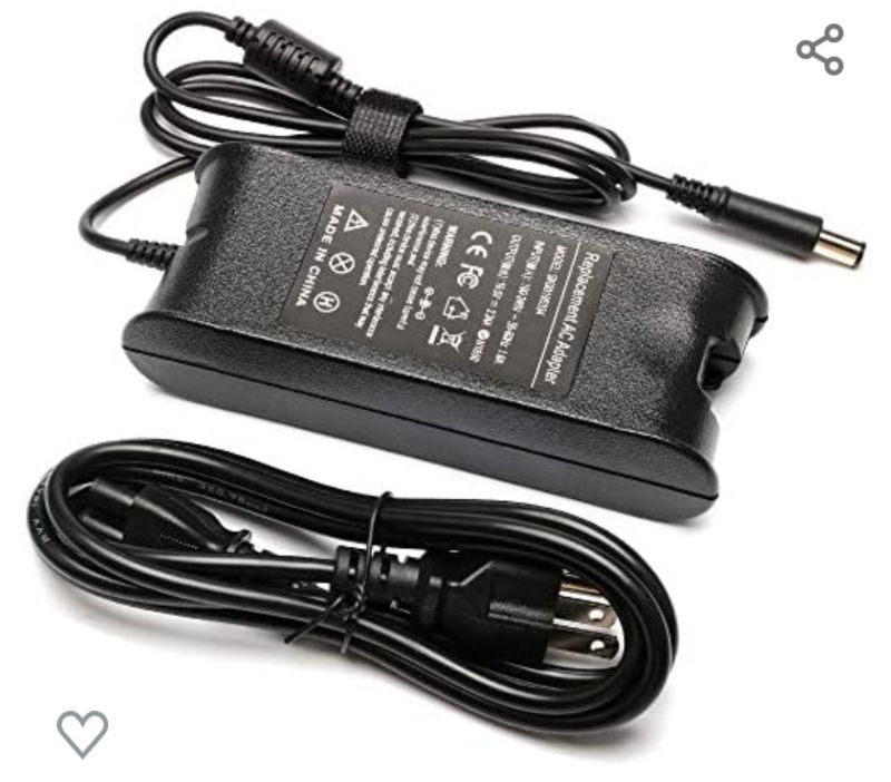 Photo 1 of 19.5V 3.34A 65W AC Adapter Laptop Charger Compatible with Dell Latitude E6430 E6540 E6440 E7440 E7450 E7250 E6530 E5440 E5430 E5530 E6230 E6330 E5470 LA65NM130 HA65NM130 PA-12 Power Supply Cord
