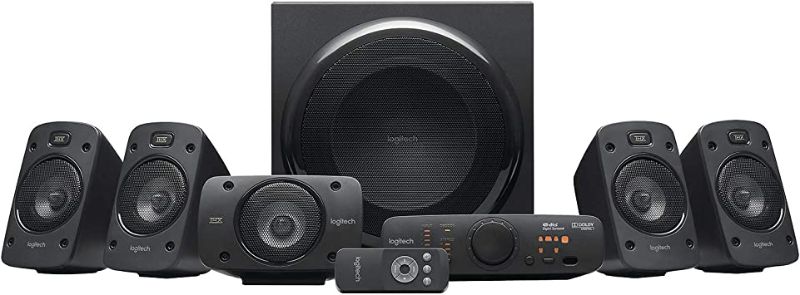 Photo 1 of Logitech Z906 5.1 Surround Sound Speaker System - THX, Dolby Digital and DTS Digital Certified - Black
