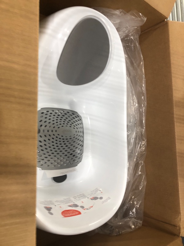 Photo 1 of Boon Soak 3-Stage Bathtub Gray White