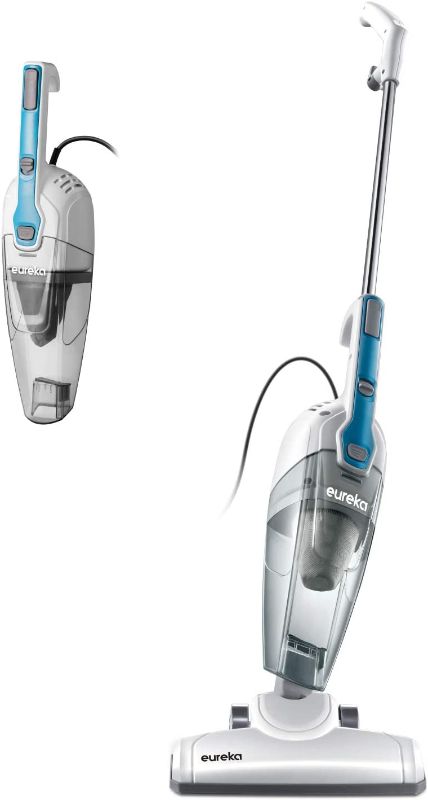 Photo 1 of (Used) Eureka Lightweight Corded Stick Vacuum, 3-in-1, Aqua Blue
