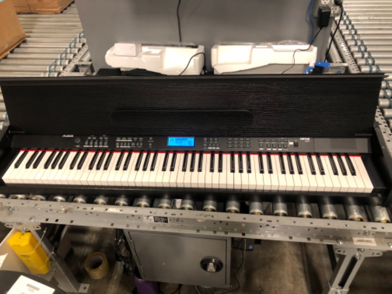 Photo 2 of ***SEE NOTE*** Alesis Virtue - 88-Key Beginner Digital Piano with Full-Size Velocity-Sensitive Keys, Lesson Mode, Power Supply, Built-In Speakers, 360 Premium Voices 