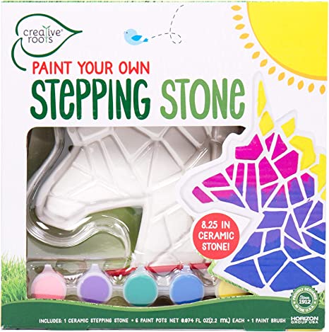 Photo 1 of 3 Creative Roots Paint Your Own Unicorn Stepping Stone by Horizon Group Usa, Multicolor
