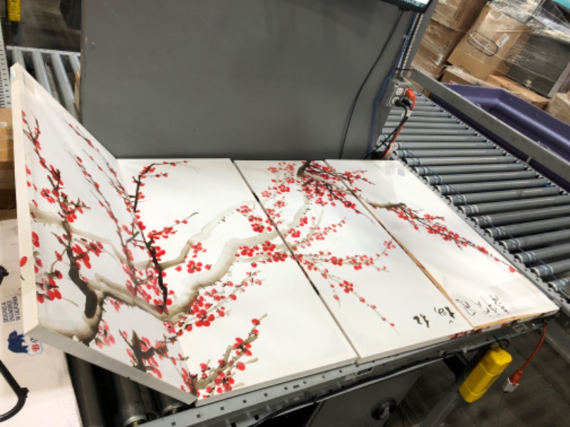 Photo 1 of 4-Panel Cherry Blossom Room Divider (36'' x 54'')