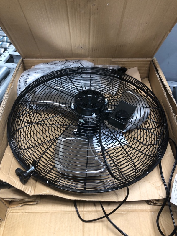 Photo 2 of AmazonCommercial 20" High Velocity Industrial Fan, Black,
