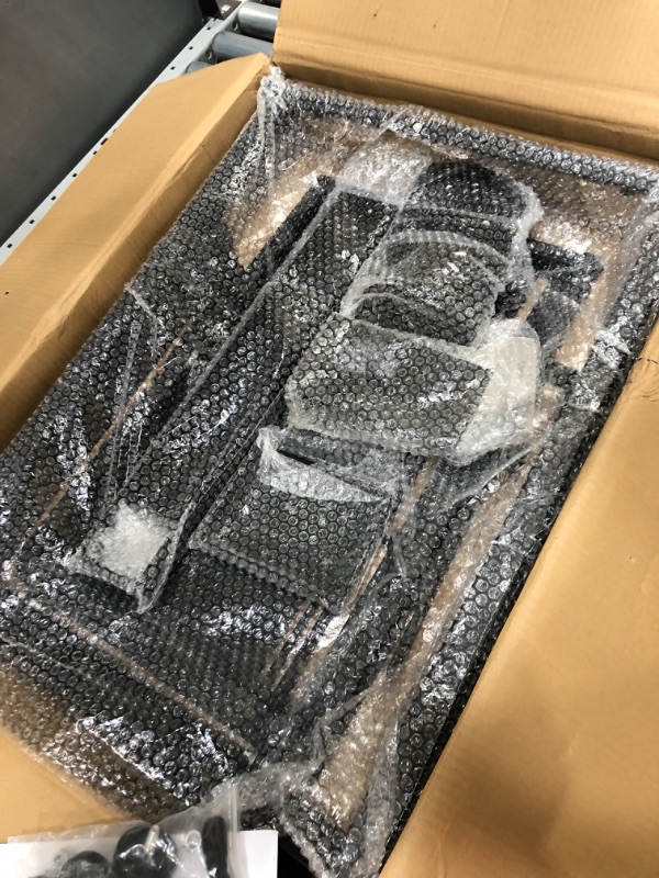 Photo 2 of Anman Sim Racing Wheel Stand with Fixed Gaming Chair for Logitech G25/G27/G29/G920/G923 Fanatec Thrustmaster Racing Simulator Foldable Tilt-Adjustable Steering Wheel Stand ,Wheel & Pedal Not Included
