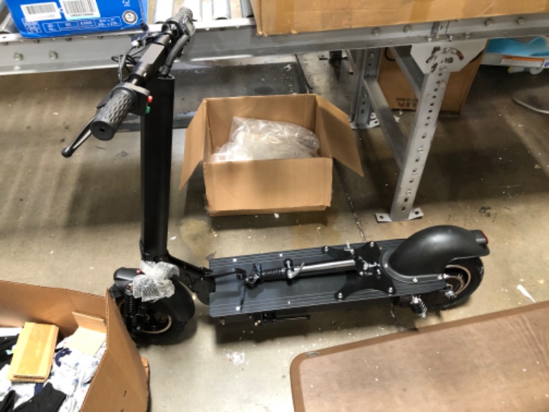 Photo 2 of ***PARTS ONLY*** Electric Scooter for Adults, Foldable Electric Scooter Adults with Removable Seat, 600W/800W/1000W Motor, Speed 28/34 MPH & 15.5/25/50 Miles Range, UL Certified Commuting Scooter Dual Braking System
