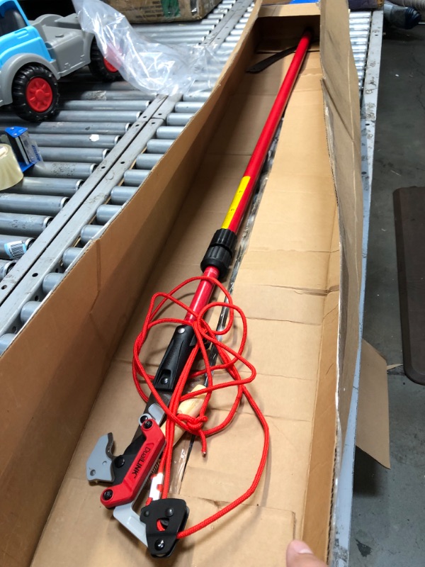 Photo 1 of 12 Foot Fiberglass Pole Tree Pruner With PTFE Coated Blade