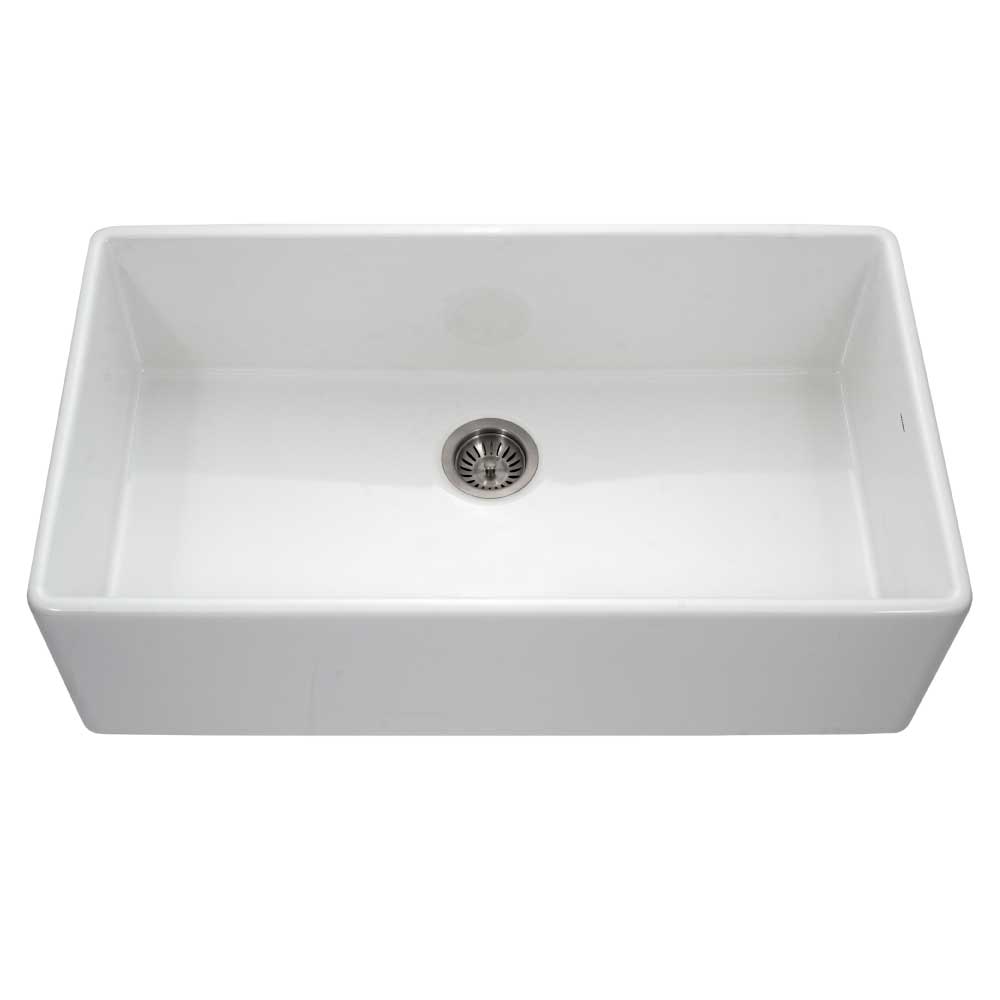 Photo 1 of (DAMAGED)Houzer Platus Fireclay 36 X 20 Dual Mount Kitchen Sink Fireclay in White, Size 10.0 H X 36.0 W X 20.0 D in | Wayfair PTG-3600 WH
**CRACK IN SINK**
