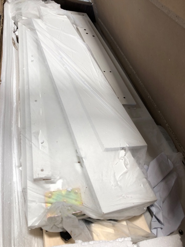 Photo 1 of (DAMAGED)Edenbrook Delta?Wood Bed Platform, Queen, White
**HOLE ON HEADBOARD**

