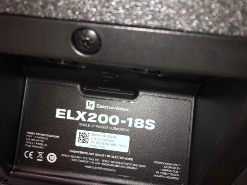 Photo 2 of Electro-Voice ELX200-18SP 18" 1200W Powered Subwoofer
