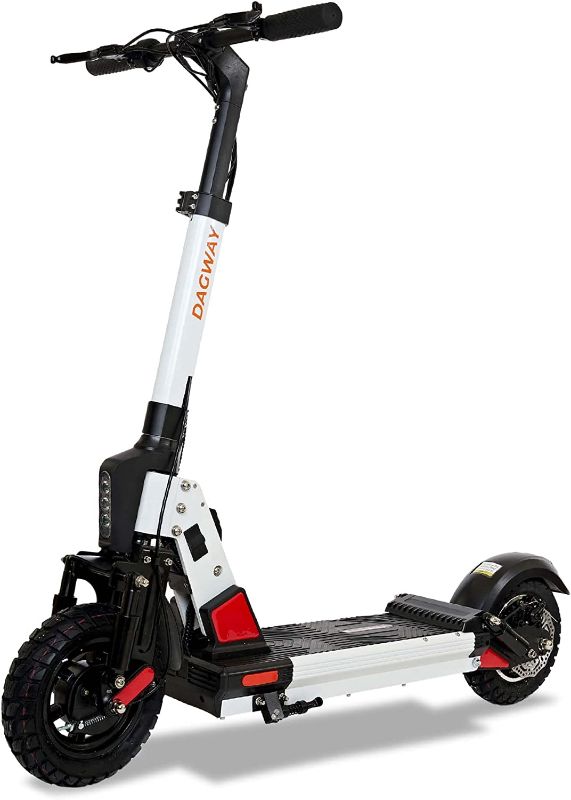 Photo 1 of DAGWAY - Ultra Long-Range 56-Mile Electric Scooter for Adults and Kids, Sleek Foldable Electric Scooter, Fast-Charging 500W Motorized Scooter, with Front and Rear Wheel Shock Absorbers
