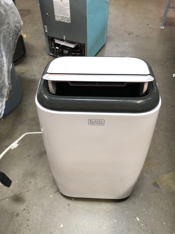 Photo 2 of ***PARTS ONLY*** BLACK+DECKER 14,000 BTU Portable Air Conditioner with Remote Control, White
