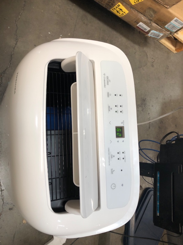 Photo 3 of Toshiba 10,000 BTU (7,000 BTU DOE) 115-Volt WiFi Portable Air Conditioner with Dehumidifier Mode and Remote for up to 300 sf