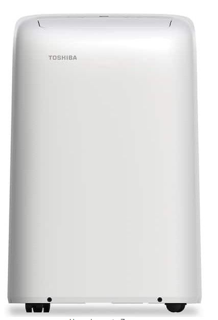 Photo 1 of Toshiba 10,000 BTU (7,000 BTU DOE) 115-Volt WiFi Portable Air Conditioner with Dehumidifier Mode and Remote for up to 300 sf