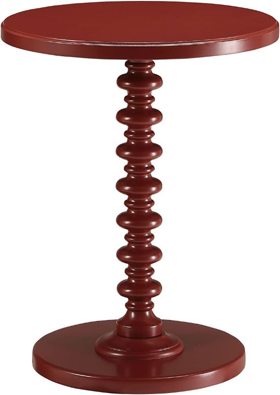 Photo 1 of ACME Furniture Acton Side Table, Red, One Size
