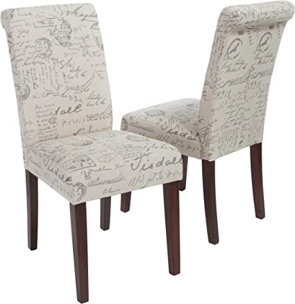 Photo 1 of ***PARTS ONLY*** Christopher Knight Home French Linen Dining Chairs, 2-Pcs Set, Light Brown Embroidery
