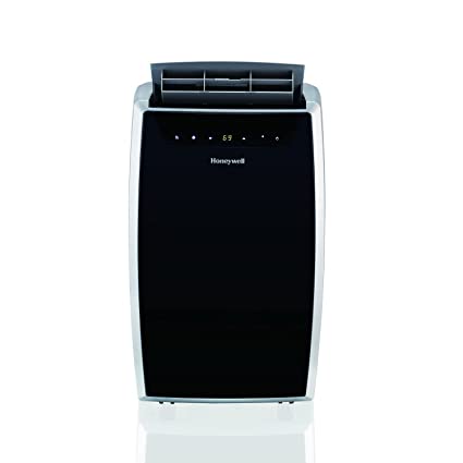 Photo 1 of Honeywell Classic Portable Air Conditioner with Dehumidifier & Fan Cools Rooms Up To 500 Sq. Ft. w Drain Pan & Insulation Tape, MN1CFS8 (Black/Silver)

