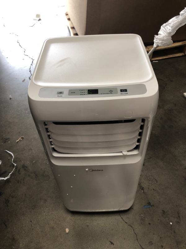 Photo 2 of Midea 8,000 BTU ASHRAE (5,300 BTU SACC) Portable Air Conditioner, Cools up to 175 Sq. Ft., Works as Dehumidifier & Fan, Remote Control & Window Kit Included
