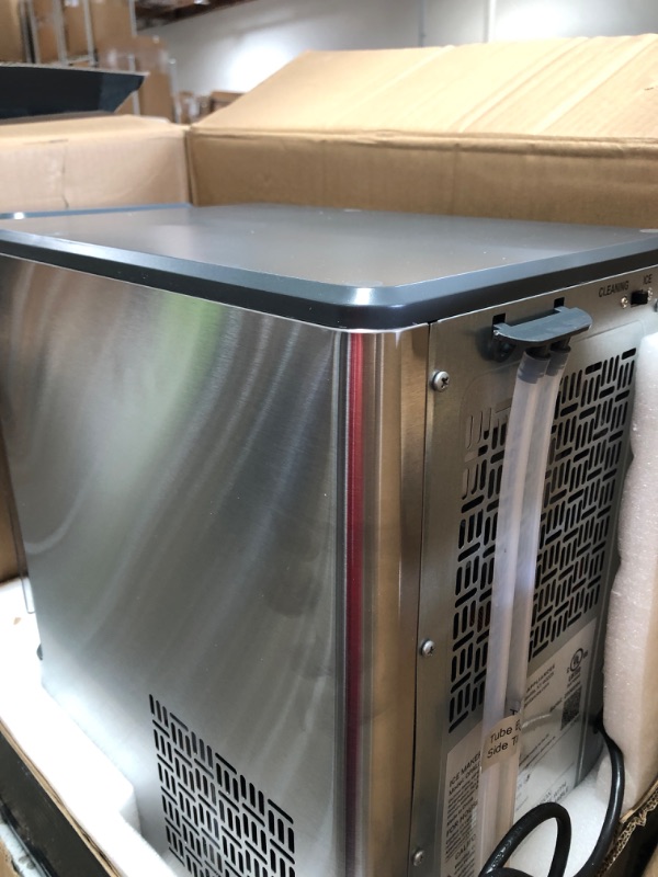 Photo 4 of GE Profile Opal | Countertop Nugget Ice Maker with Side Tank | Portable Ice Machine Makes up to 24 lbs. of Ice Per Day | Stainless Steel Finish
