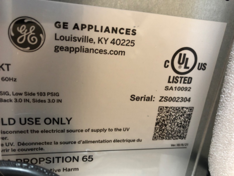 Photo 6 of GE Profile Opal | Countertop Nugget Ice Maker with Side Tank | Portable Ice Machine Makes up to 24 lbs. of Ice Per Day | Stainless Steel Finish
