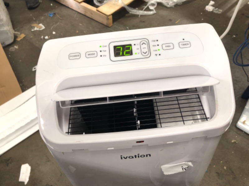 Photo 3 of Ivation 13,000 Btu Portable Air Conditoner in White
