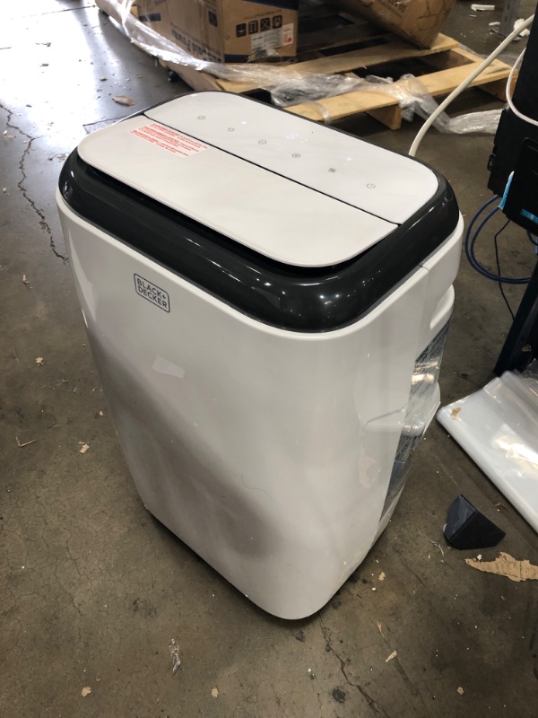 Photo 2 of ***PARTS ONLY*** BLACK+DECKER 12,000 BTU Portable Air Conditioner with Heat and Remote Control, White
