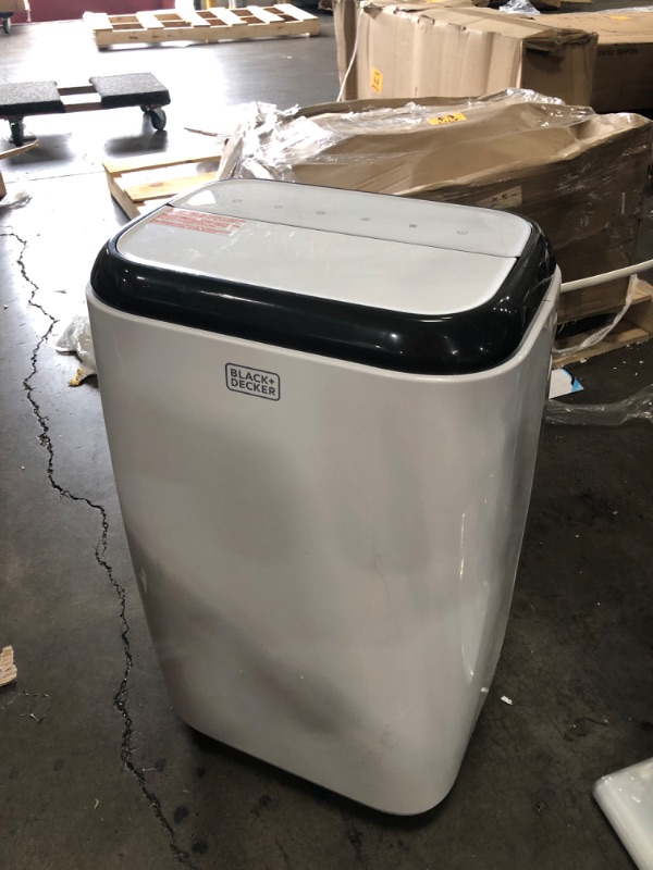 Photo 2 of BLACK+DECKER 12,000 BTU Portable Air Conditioner with Heat and Remote Control, White
