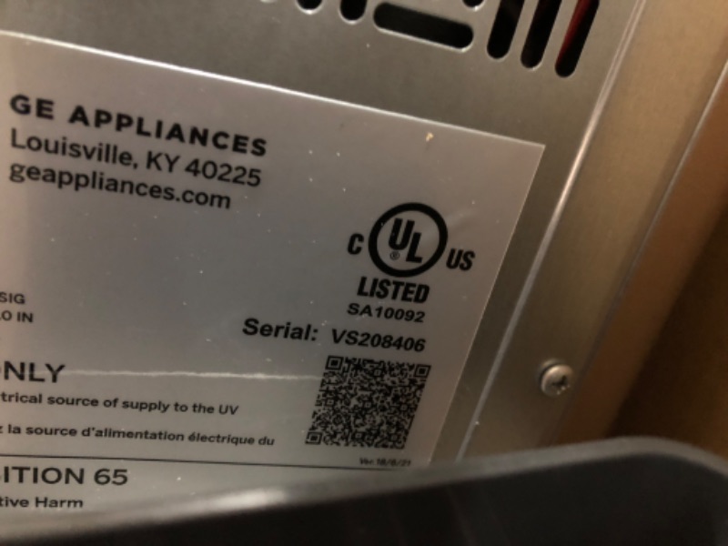 Photo 5 of GE Profile Opal | Countertop Nugget Ice Maker with Side Tank | Portable Ice Machine Makes up to 24 lbs. of Ice Per Day | Stainless Steel Finish
