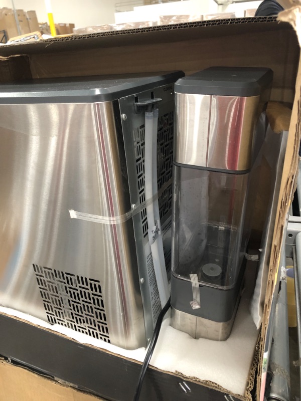 Photo 4 of GE Profile Opal | Countertop Nugget Ice Maker with Side Tank | Portable Ice Machine Makes up to 24 lbs. of Ice Per Day | Stainless Steel Finish
