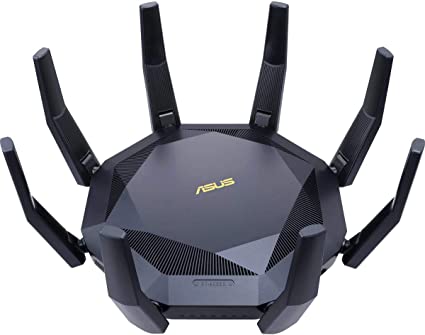 Photo 1 of ASUS AX6000 WiFi 6 Gaming Router (RT-AX89X) - Dual Band 12-Stream Gigabit Wireless Internet Router, Dual 10G Ports, Gaming & Streaming, AiMesh Compatible, Included Lifetime Internet Security
