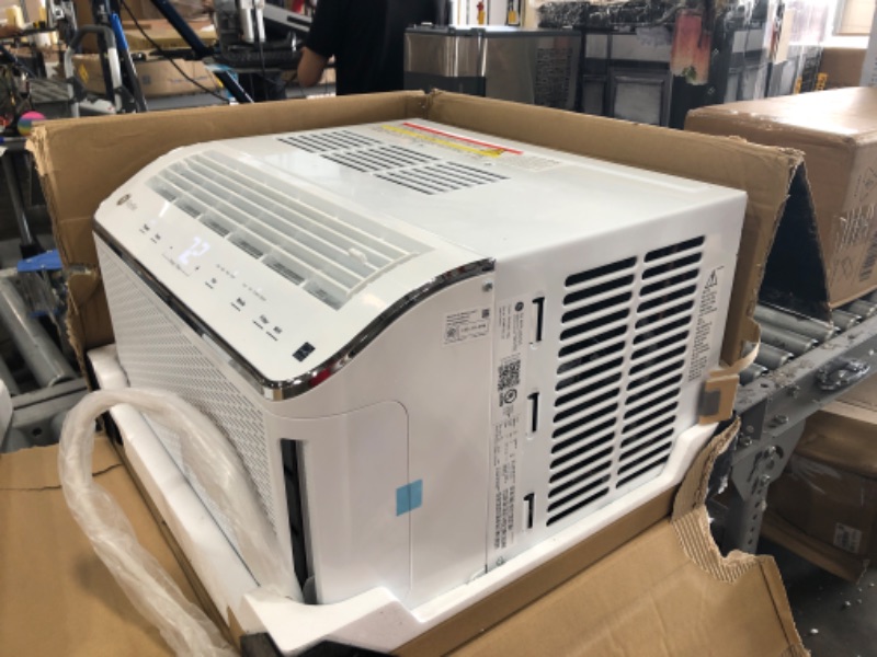 Photo 3 of GE Profile Ultra Quiet Window Air Conditioner 6,150 BTU, WiFi Enabled Energy Efficient for Small Rooms, Easy Installation with Included Kit, 6K Window AC Unit, Energy Star, White
