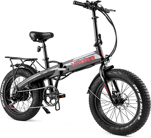 Photo 1 of Electric Bike, 750W Peak Motor 20" Fat Tire Electric Foldable Bikes for Adult, Shimano 7-Speed Snow Beach EBike with 13Ah Removable Lithium Battery, Folding Electric Bike Mountain Bike UL Certified
