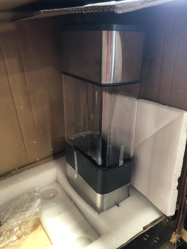 Photo 3 of GE Profile Opal | Countertop Nugget Ice Maker with Side Tank | Portable Ice Machine Makes up to 24 lbs. of Ice Per Day | Stainless Steel Finish
