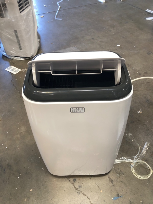 Photo 2 of ***PARTS ONLY*** BLACK+DECKER 14,000 BTU Portable Air Conditioner with Heat and Remote Control, White
