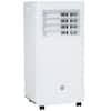 Photo 1 of 6,100 BTU 3-in-1 Portable Air Conditioner for 250 sq. ft. Small Rooms with Dehumidifier and Remote in White
