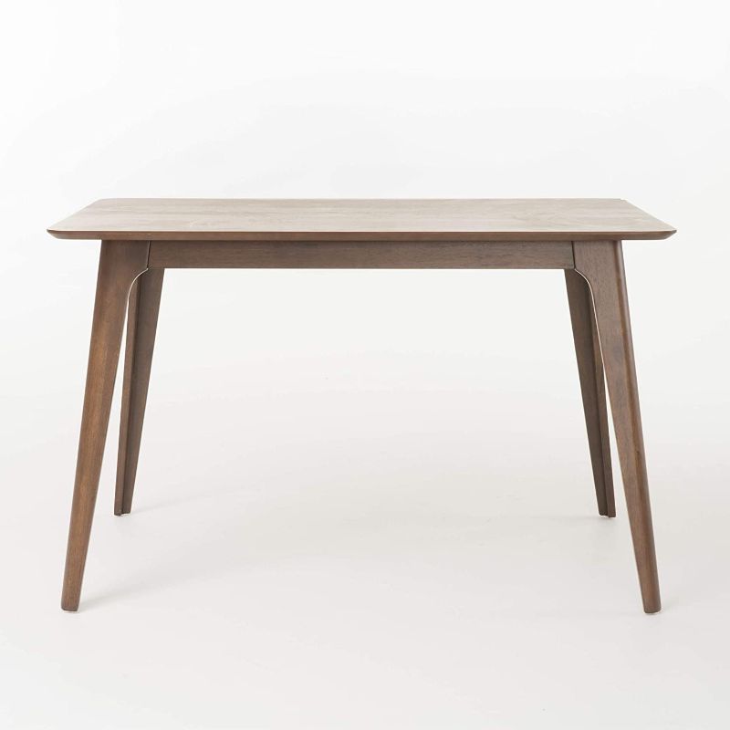 Photo 1 of  Home Gideon Wood Dining Table, Natural Walnut Finish