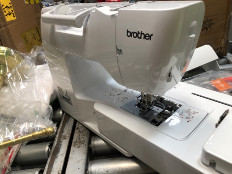 Photo 6 of Brother SE600 Sewing and Embroidery Machine, 80 Designs, 103 Built-In Stitches, Computerized, 4" x 4" Hoop Area, 3.2" LCD Touchscreen Display, 7 Included Feet
