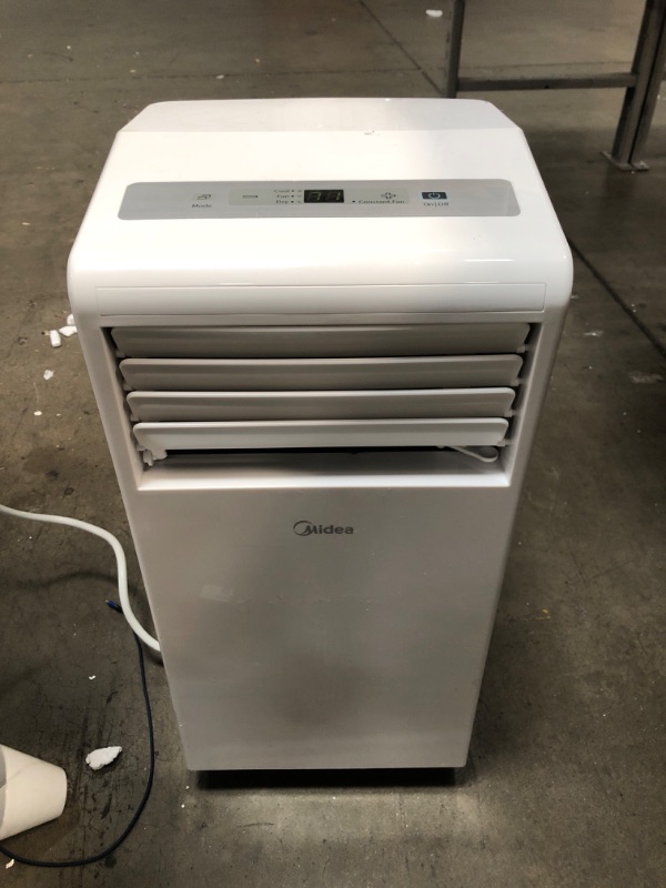 Photo 2 of Midea 6,000 BTU ASHRAE (5,000 BTU SACC) Portable Air Conditioner, Cools up to 150 Sq. Ft., Works as Dehumidifier & Fan, Remote Control & Window Kit Included
