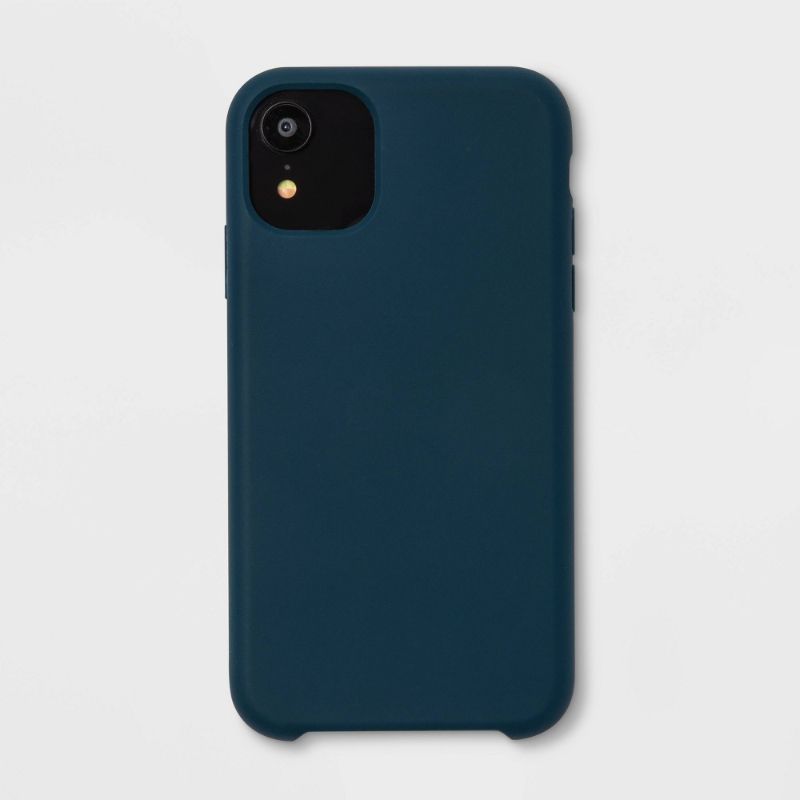 Photo 1 of Heyday Apple iPhone 11/XR Silicone Case - Dark Teal
