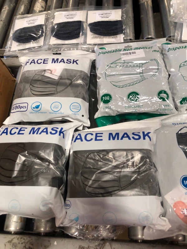 Photo 3 of 10PCKS OF BLACK FACE MASK 100 COUNT EACH PACK