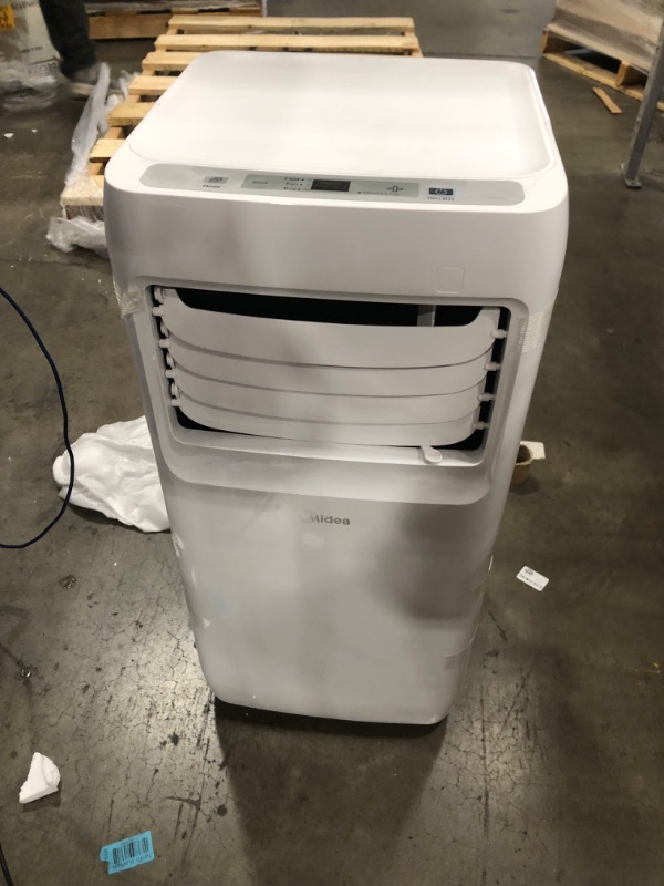 Photo 2 of Midea 8,000 BTU ASHRAE (5,300 BTU SACC) Portable Air Conditioner, Cools up to 175 Sq. Ft., Works as Dehumidifier & Fan, Remote Control & Window Kit Included
