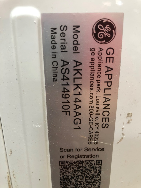 Photo 1 of GE Window Air Conditioner 14000 BTU, Wi-Fi Enabled, Energy-Efficient Cooling for Large Rooms, 14K BTU Window AC Unit with Easy Install Kit, Control Using Remote or Smartphone App
