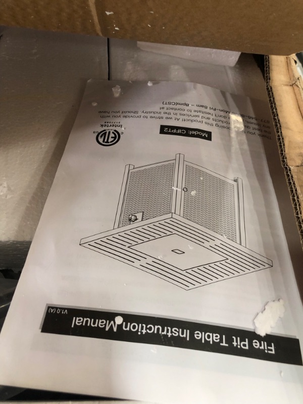 Photo 1 of Ciays Propane Fire Pits 32 Inch Outdoor Gas Fire Pit, 50,000 BTU Steel Fire Table with Lid and Lava Rock, Add Warmth and Ambience to Gatherings and Parties On Patio Deck Garden Backyard, Black
