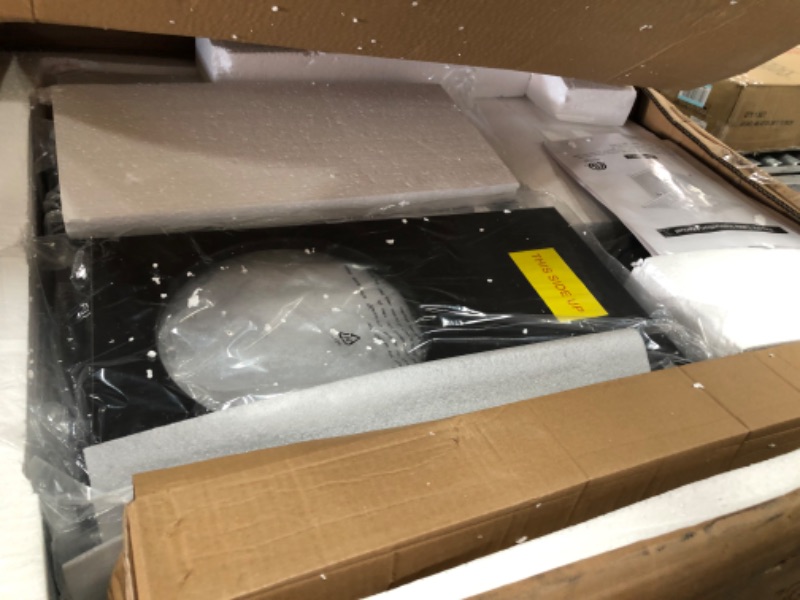 Photo 1 of Ciays Propane Fire Pits 32 Inch Outdoor Gas Fire Pit, 50,000 BTU Steel Fire Table with Lid and Lava Rock, Add Warmth and Ambience to Gatherings and Parties On Patio Deck Garden Backyard, Black
