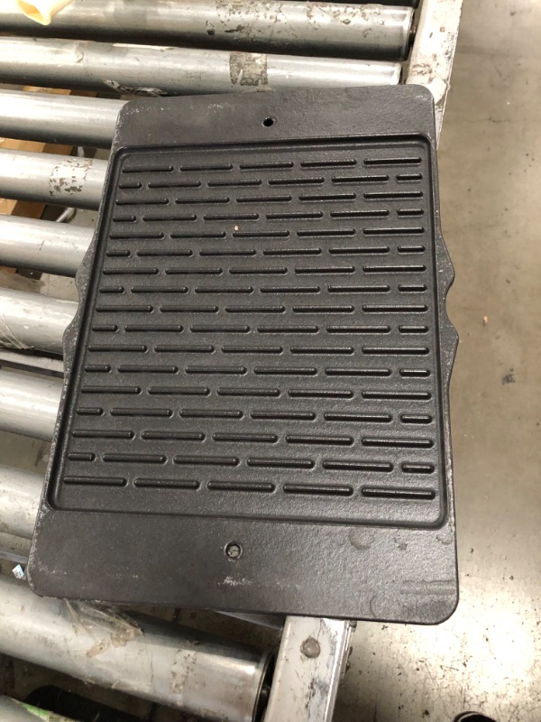 Photo 2 of 17.4" Reversible Cast Iron Grill Griddle for Weber Spirit 300 Series Genesis Series, 7598 Griddle Replacement Weber Spirit E-310 E-315 Genesis Silver Genesis Gold
