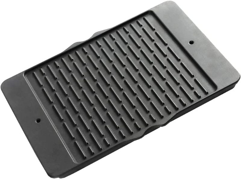 Photo 1 of 17.4" Reversible Cast Iron Grill Griddle for Weber Spirit 300 Series Genesis Series, 7598 Griddle Replacement Weber Spirit E-310 E-315 Genesis Silver Genesis Gold
